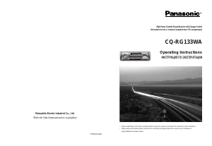 Bruksanvisning Panasonic CQ-RG133WA Bilradio