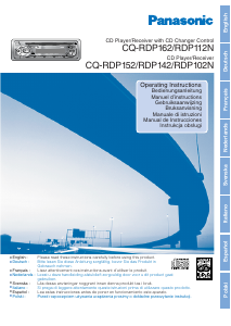 Manual Panasonic CQ-RDP142N Car Radio