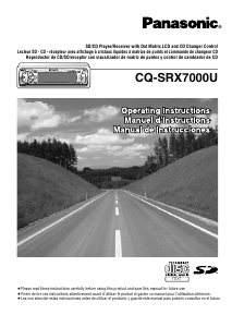 Manual Panasonic CQ-SRX7000U Car Radio