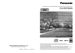 Bruksanvisning Panasonic CQ-RDP383N Bilradio
