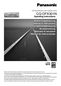 Manual Panasonic CQ-DFX301N Car Radio