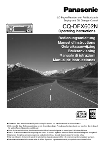 Handleiding Panasonic CQ-DFX602N Autoradio