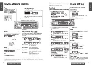 Handleiding Panasonic CQ-C1200U Autoradio