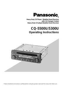 Handleiding Panasonic CQ-5300U Autoradio