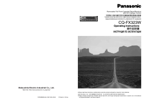 Handleiding Panasonic CQ-FX323W Autoradio