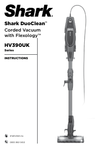 Handleiding Shark HV390UK DuoClean Stofzuiger