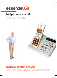 Mode d’emploi Essentiel B Photo Téléphone sans fil