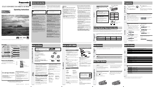 Bruksanvisning Panasonic CQ-C1301NW Bilradio
