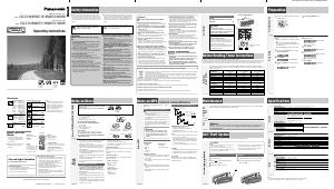 Bruksanvisning Panasonic CQ-C1303NW Bilradio