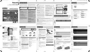 Manual Panasonic CQ-C1475N Car Radio