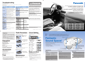 Bruksanvisning Panasonic CQ-RDP153N Bilradio