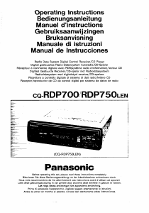 Handleiding Panasonic CQ-RDP750LEN Autoradio