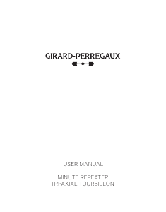 Bruksanvisning Girard-Perregaux 99830-52-001-BA6A Bridges Armbandsur