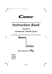 Handleiding Candy CC2 67T-88 Wasdroger