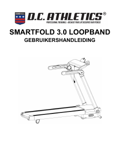 Handleiding DC Athletics Smartfold 3.0 Loopband