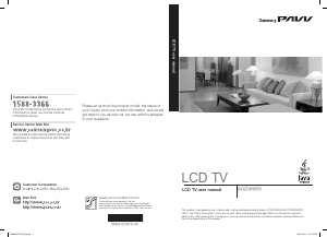 Manual PAVV LN32C450E1D LCD Television
