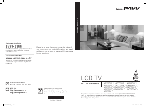 Handleiding PAVV LN46C632M1F LCD televisie