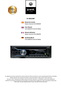 Manual Vieta VC-HA920BT Car Radio
