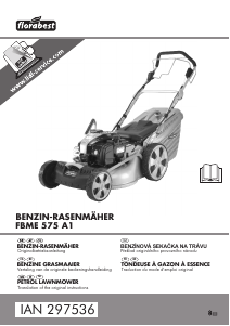 Manual Florabest IAN 297536 Lawn Mower
