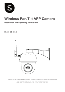 Bruksanvisning Smartwares CIP-39940 IP Kamera