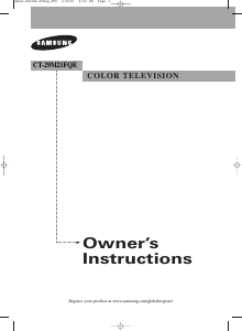 Handleiding Samsung CT-29M21FQ Televisie