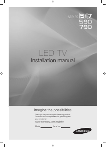 Bruksanvisning Samsung HG40NA790MF LED TV