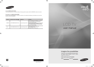 Bruksanvisning Samsung LN26B460B2D LCD TV