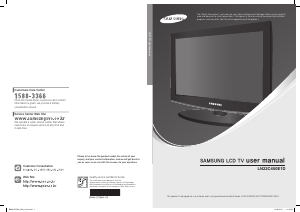 Bruksanvisning Samsung LN22C450E1D LCD TV
