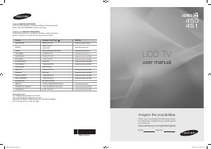 Bruksanvisning Samsung LN22A450C1D LCD TV