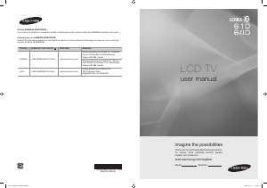 Bruksanvisning Samsung LN46B610A5F LCD TV