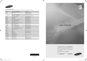 Manuale Samsung LE26B350F1W LCD televisore