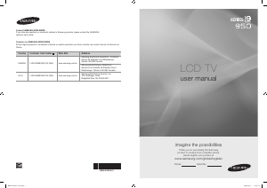 Bruksanvisning Samsung LN55A950D1F LCD TV