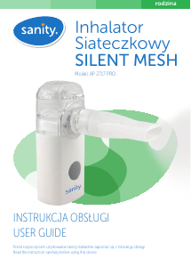 Handleiding Sanity AP 2717 PRO Silent Mesh Inhalator