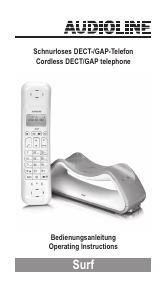 Bedienungsanleitung Audioline Surf Schnurlose telefon