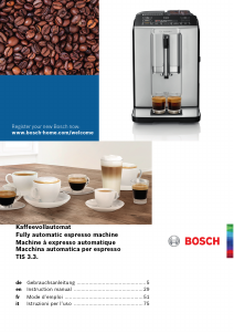 Manuale Bosch TIS30351DE Macchina da caffè