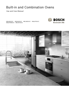 Manual Bosch HBL8453UC Oven