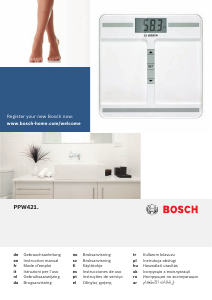 Manuale Bosch PPW4212 Bilancia