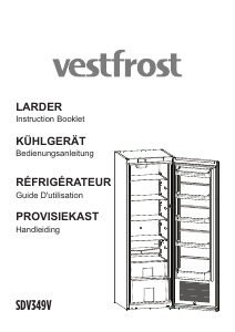 Handleiding Vestfrost SDV349V Koelkast