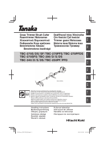 Руководство Tanaka TBC-340 Триммер для газона