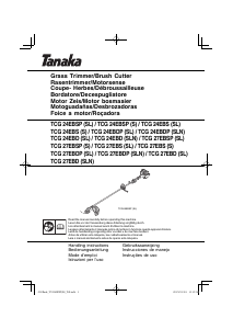 Mode d’emploi Tanaka TCG 24EBDP(SL) Coupe-herbe