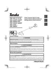 Mode d’emploi Tanaka TBC-225 Coupe-herbe