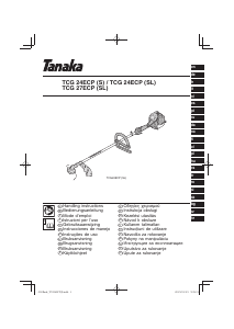 Kullanım kılavuzu Tanaka TCG 24ECP(S) Çim düzeltme makinesi