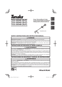 Mode d’emploi Tanaka TCG 22EAS(SLP) Coupe-herbe