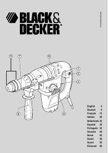 Manual Black and Decker KD1001K Rotary Hammer