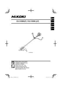 Manuale Hikoki CG 31EBS(P) Tagliabordi
