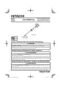 Manual de uso Hitachi CG 24EKS(L) Cortabordes