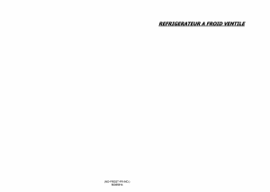 Mode d’emploi Wellington WRT-6460 Réfrigérateur combiné