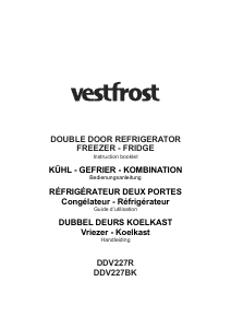 Handleiding Vestfrost DDV227R Koel-vries combinatie