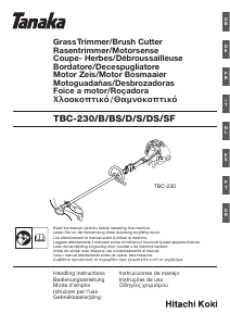 Bruksanvisning Tanaka TBC-230 Grästrimmer