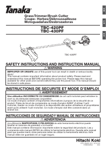 Manual de uso Tanaka TBC-420PF Cortabordes